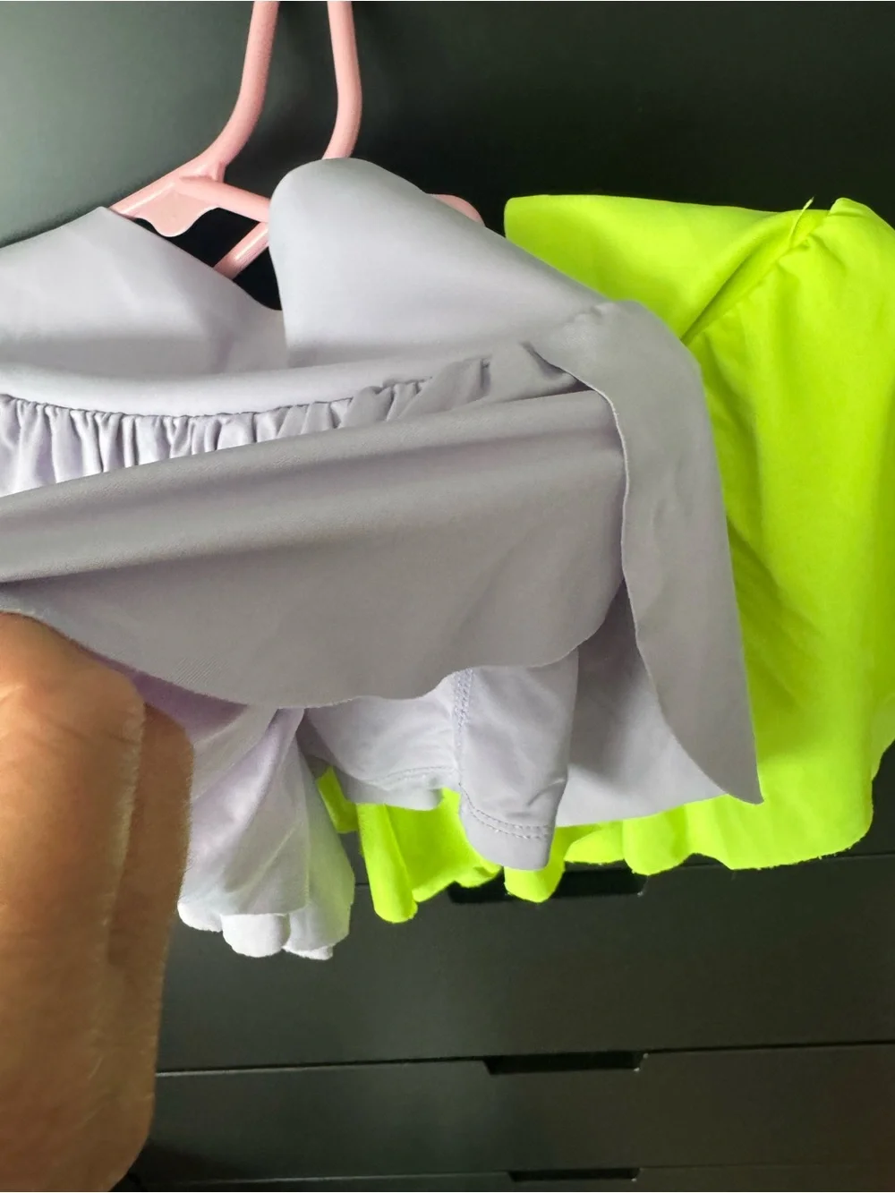 Katie J NYC Soft Lavender Active Shorts